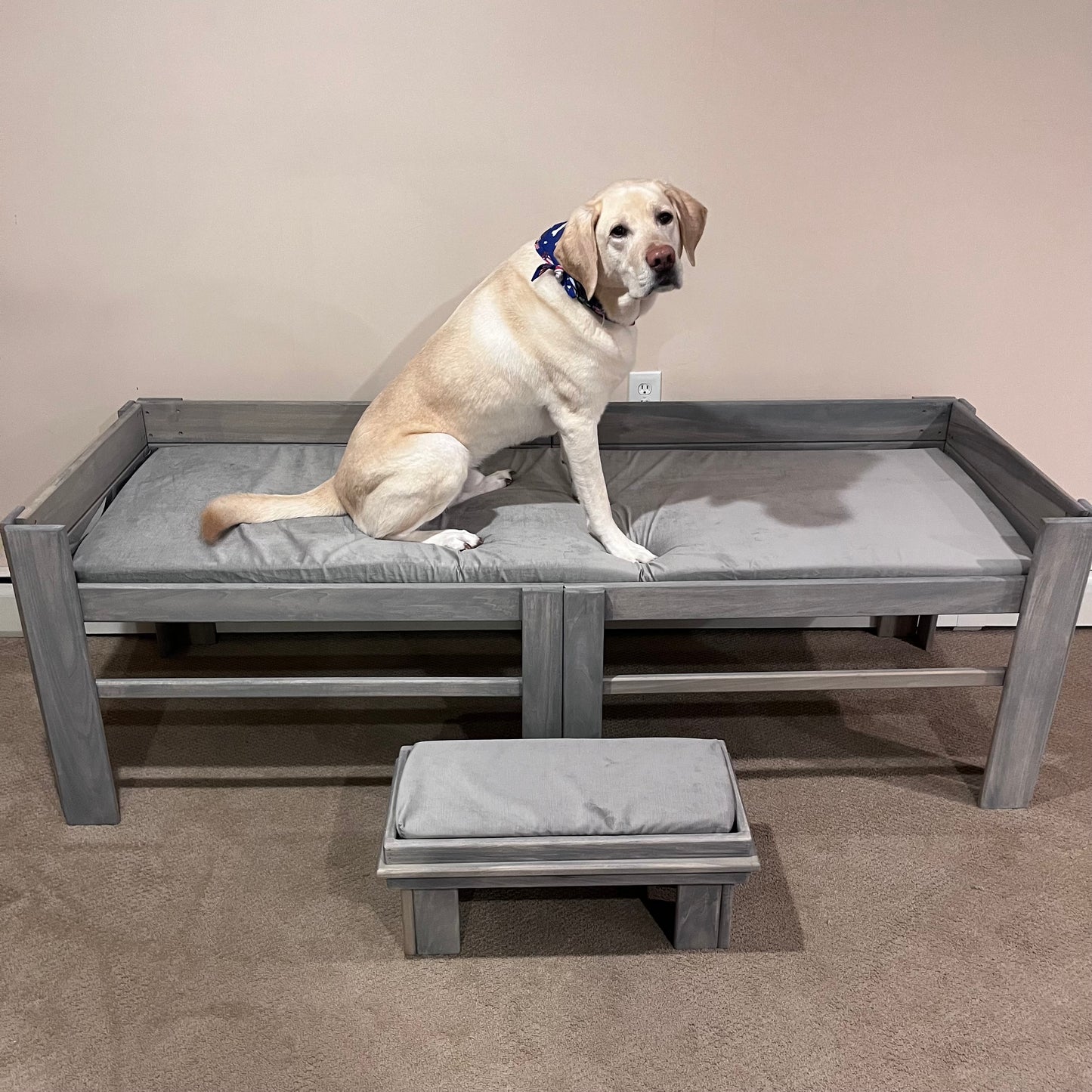 Wooden Dog Bed Extension