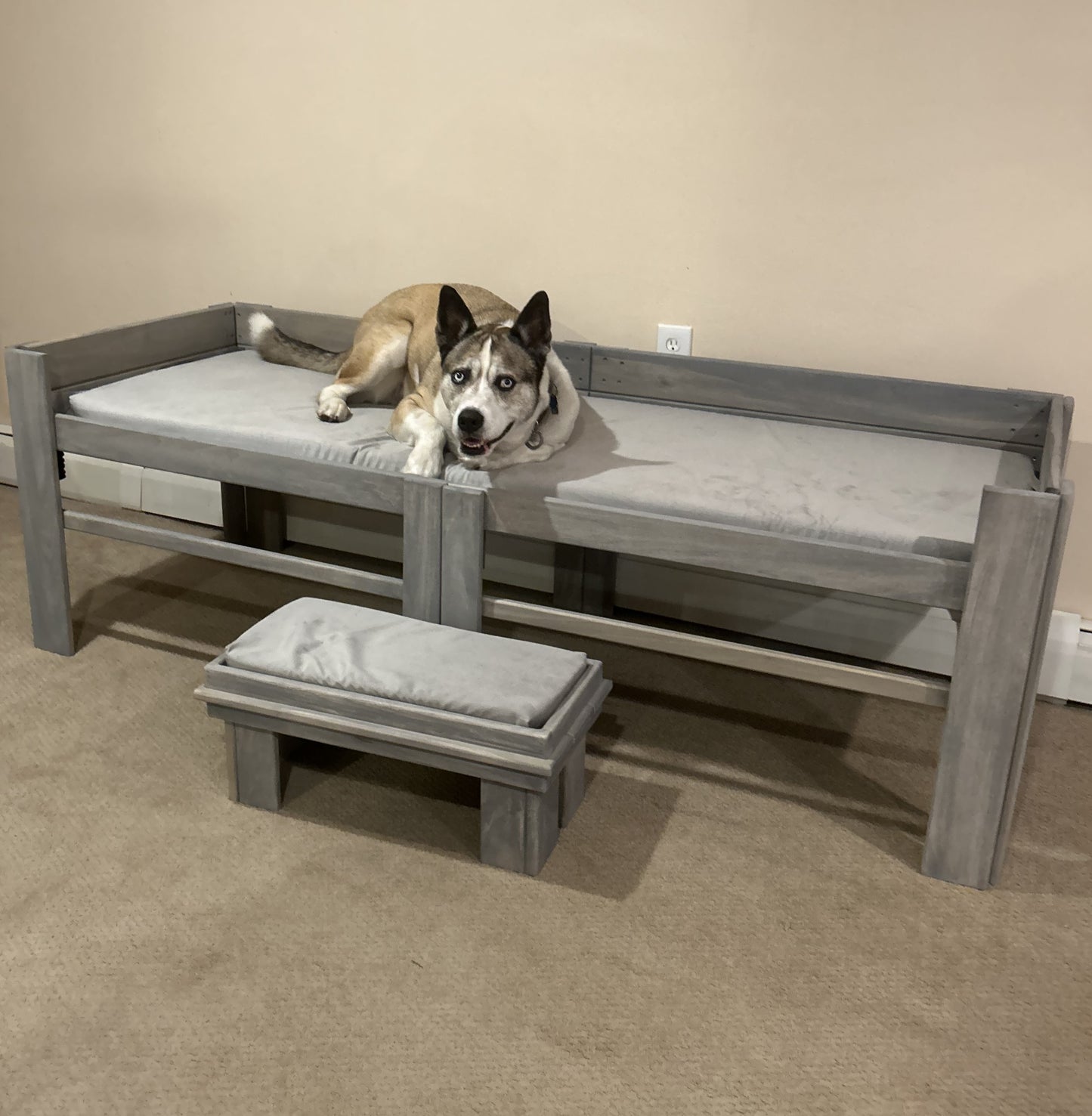 Wooden Dog Bed Extension